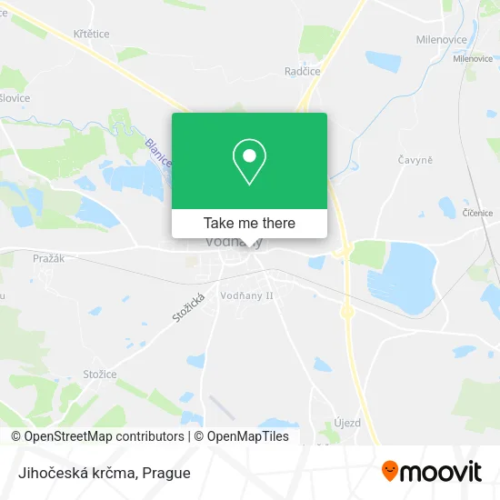 Карта Jihočeská krčma