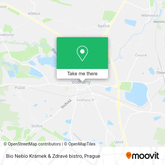 Карта Bio Nebio Krámek & Zdravé bistro