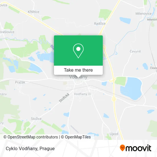 Карта Cyklo Vodňany