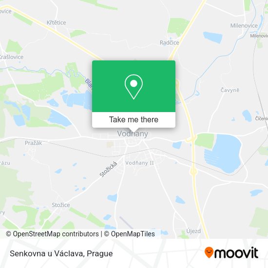 Карта Senkovna u Václava