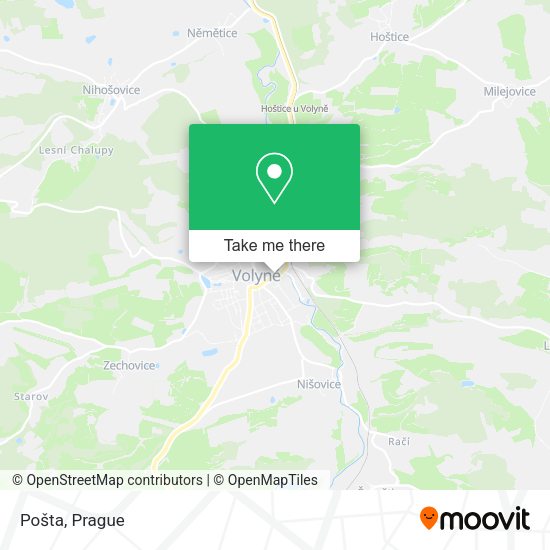 Карта Pošta