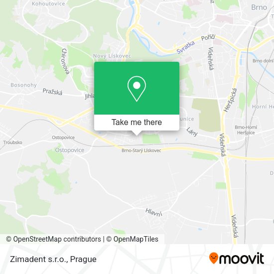 Карта Zimadent s.r.o.