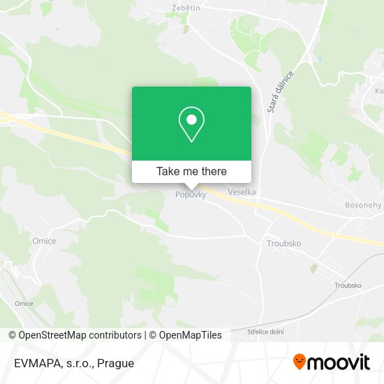 Карта EVMAPA, s.r.o.
