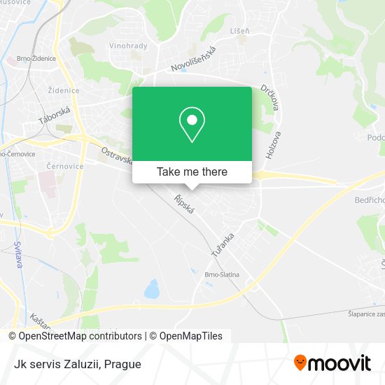Карта Jk servis Zaluzii