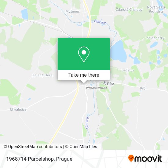 Карта 1968714 Parcelshop