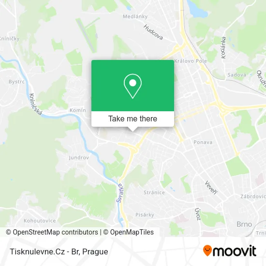 Карта Tisknulevne.Cz - Br