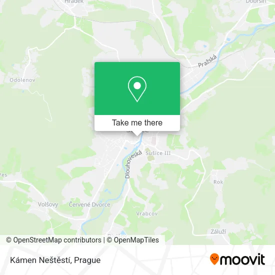 Kámen Neštěstí map