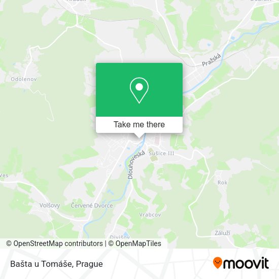 Карта Bašta u Tomáše