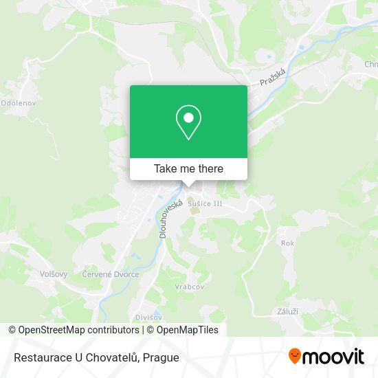 Карта Restaurace U Chovatelů