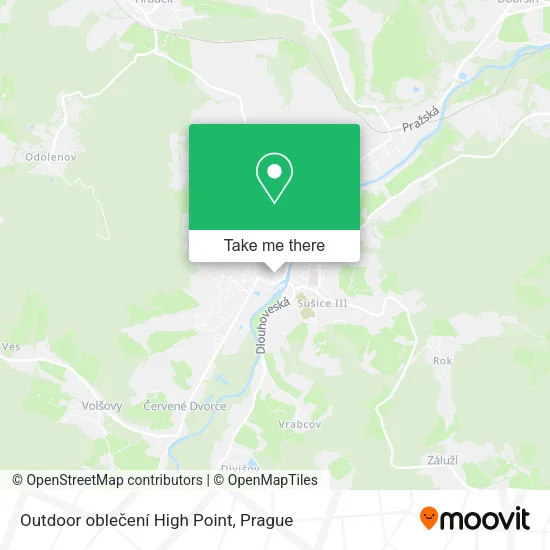 Карта Outdoor oblečení High Point