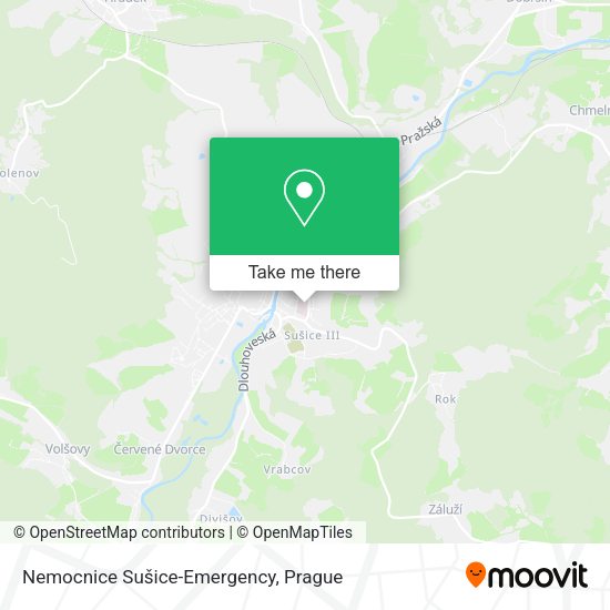 Карта Nemocnice Sušice-Emergency