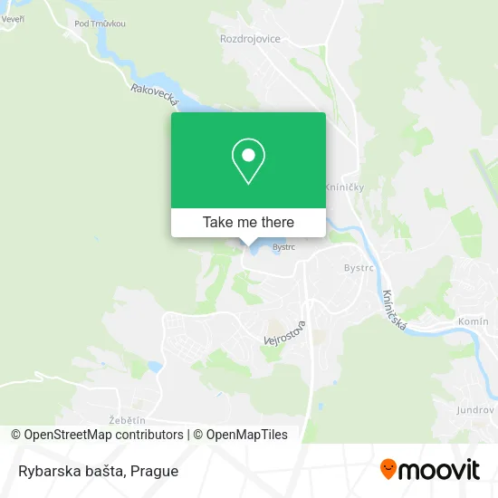 Карта Rybarska bašta