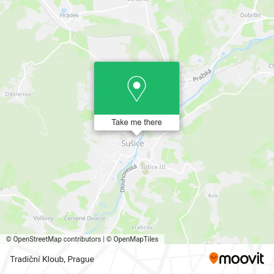 Карта Tradiční Kloub