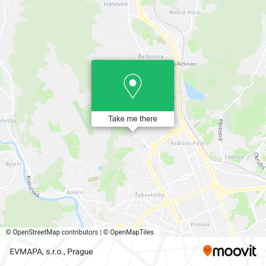 Карта EVMAPA, s.r.o.