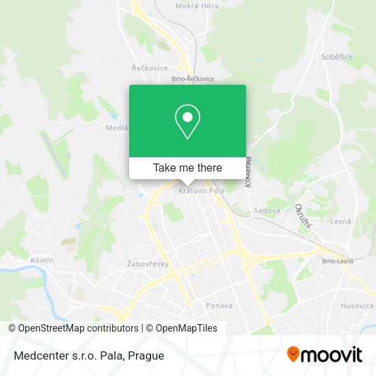 Карта Medcenter s.r.o. Pala