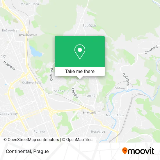 Карта Continental