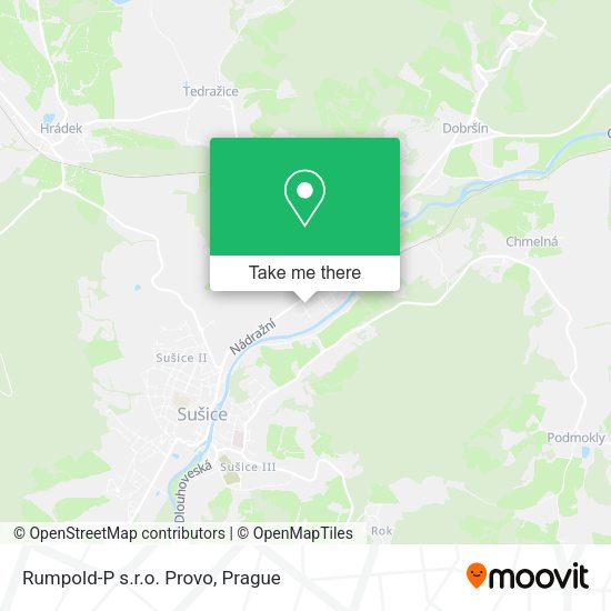 Карта Rumpold-P s.r.o. Provo
