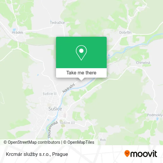 Карта Krcmár služby s.r.o.