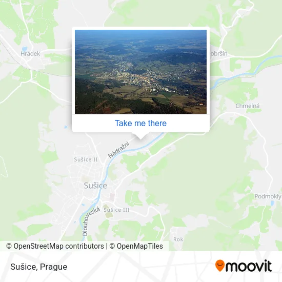 Карта Sušice