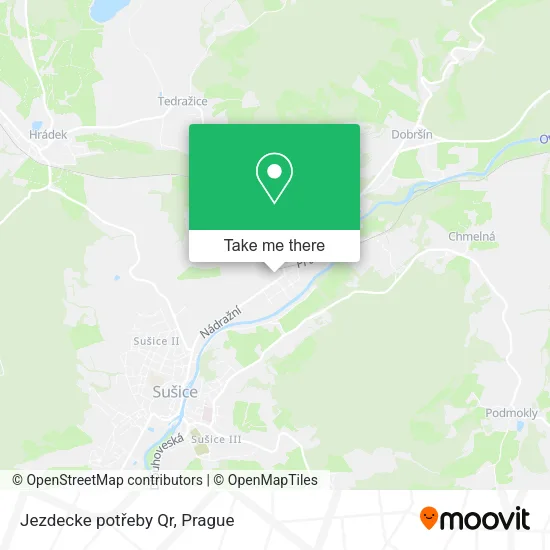 Карта Jezdecke potřeby Qr