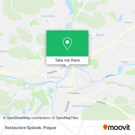 Карта Restaurace Splávek