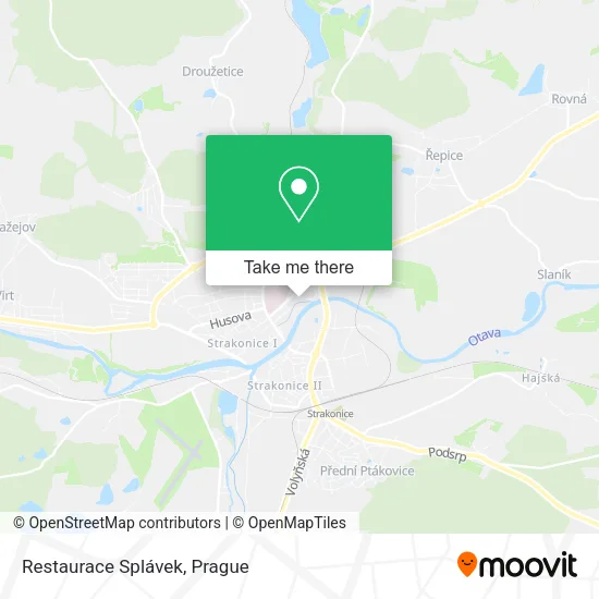 Карта Restaurace Splávek
