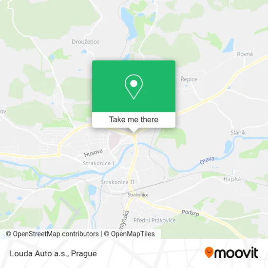 Louda Auto a.s. map