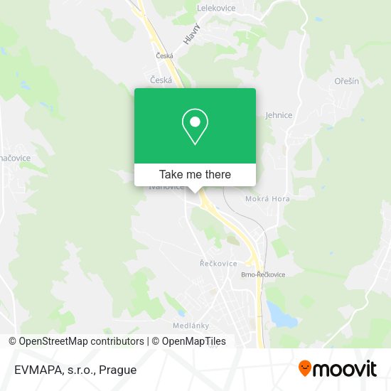 Карта EVMAPA, s.r.o.