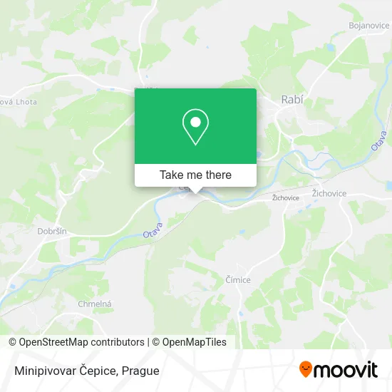 Карта Minipivovar Čepice