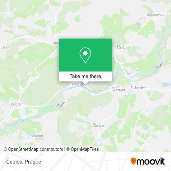 Карта Čepice