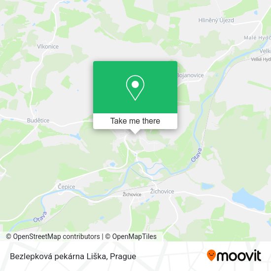 Карта Bezlepková pekárna Liška