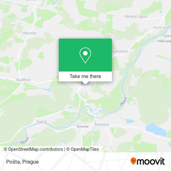 Карта Pošta