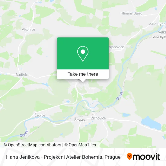 Карта Hana Jenikova - Projekcni Atelier Bohemia