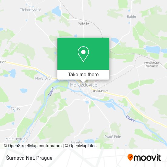 Карта Šumava Net