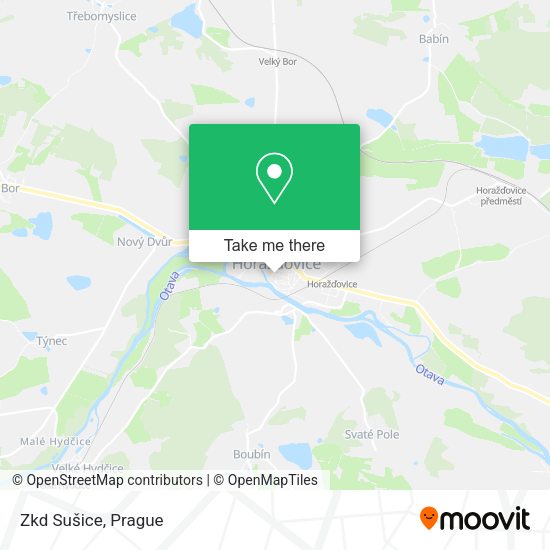 Карта Zkd Sušice