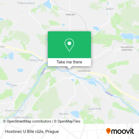 Hostinec U Bílé růže map