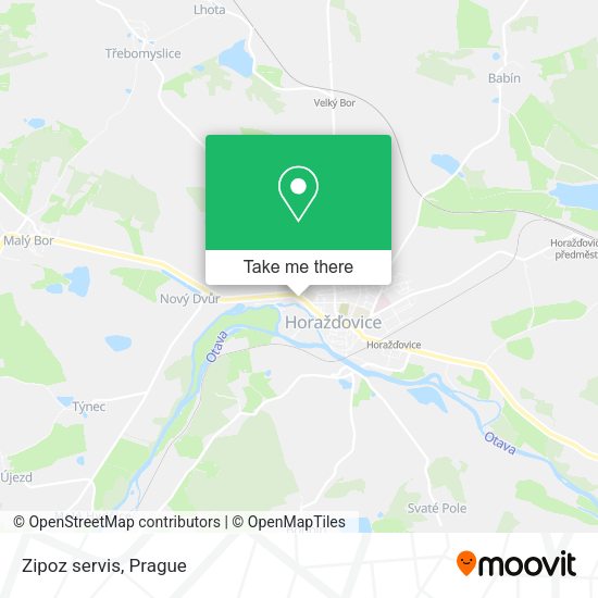 Карта Zipoz servis