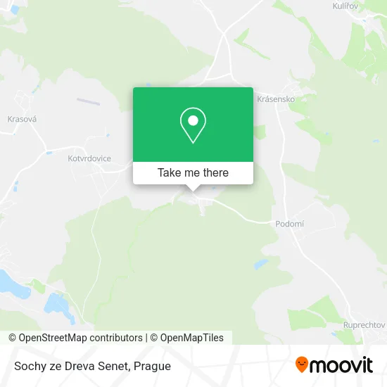 Карта Sochy ze Dreva Senet