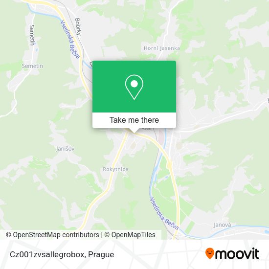 Карта Cz001zvsallegrobox