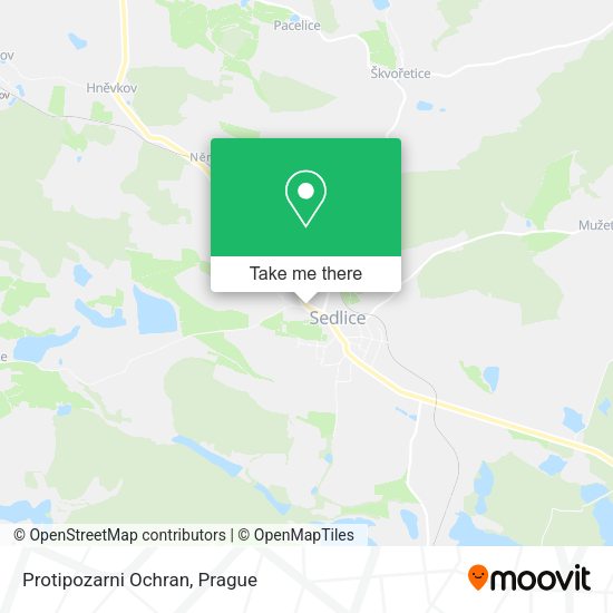 Карта Protipozarni Ochran