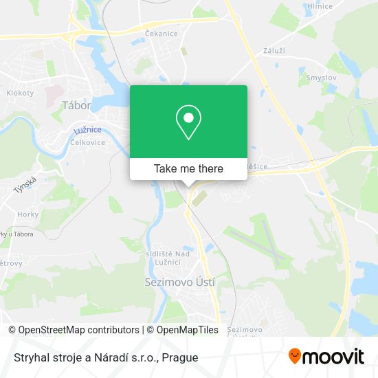 Карта Stryhal stroje a Náradí s.r.o.