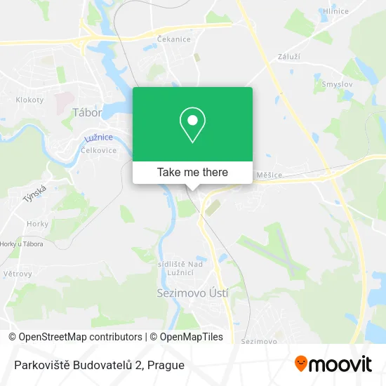 Карта Parkoviště Budovatelů 2