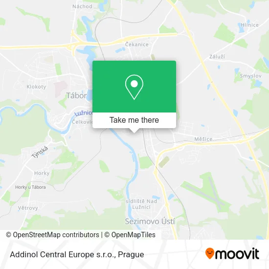 Карта Addinol Central Europe s.r.o.