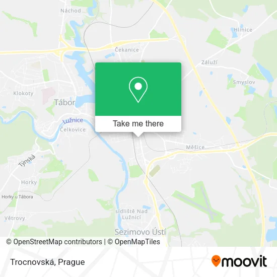 Карта Trocnovská