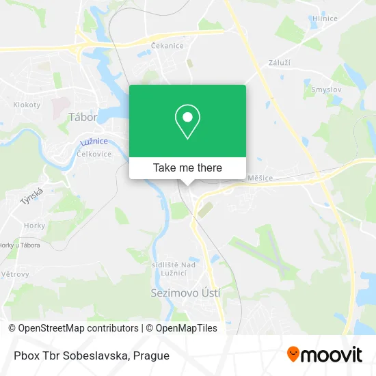Карта Pbox Tbr Sobeslavska