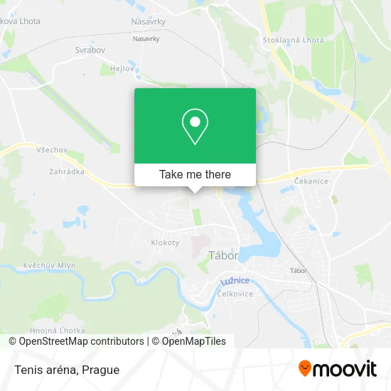 Tenis aréna map