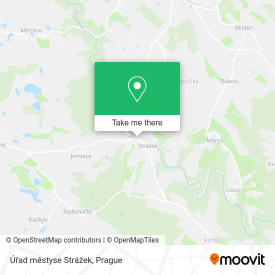 Карта Úřad městyse Strážek