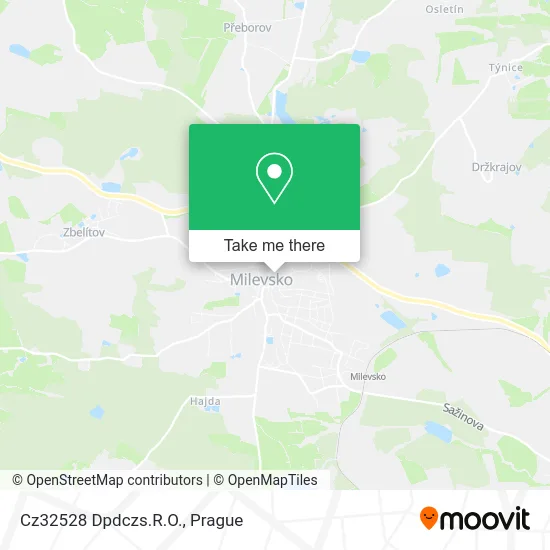 Карта Cz32528 Dpdczs.R.O.