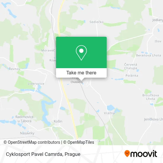 Карта Cyklosport Pavel Camrda