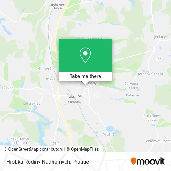 Карта Hrobka Rodiny Nádherných